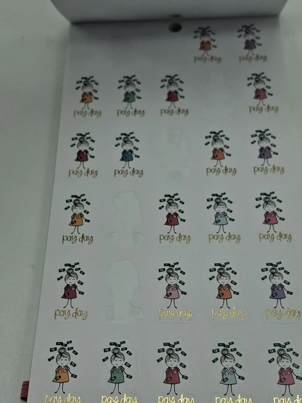 Happy Planner NURSE 1078 Pieces 30 Pages of Stickers ( few stickers missing)